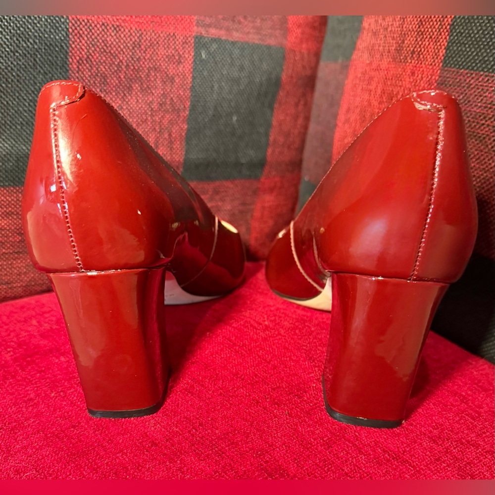 Marc Fisher “Zala” Red Patent Leather Pumps - Picture 7 of 7